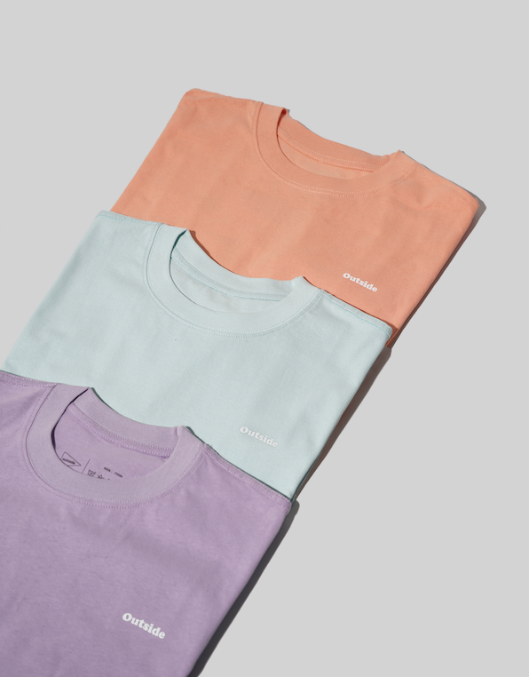 OUTSIDE SS21 [APPAREL]. Your basics with extra tint!